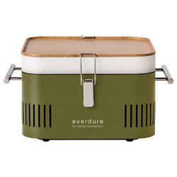 everdure by heston blumenthal CUBE™ Portable Charcoal BBQ Khaki